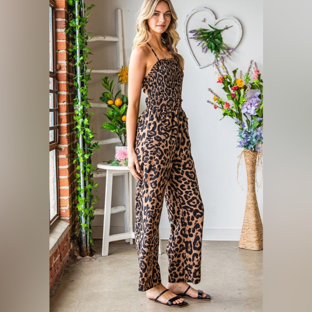 🤎🖤Leopard print jumpsuit 🖤🤎